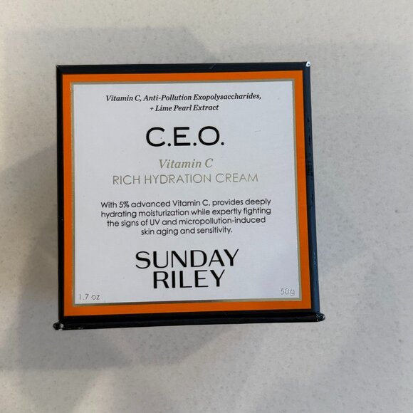 Sunday RileyC.E.O. Vitamin C Brightening Rich Hydration Moisturizer 1.7OZ